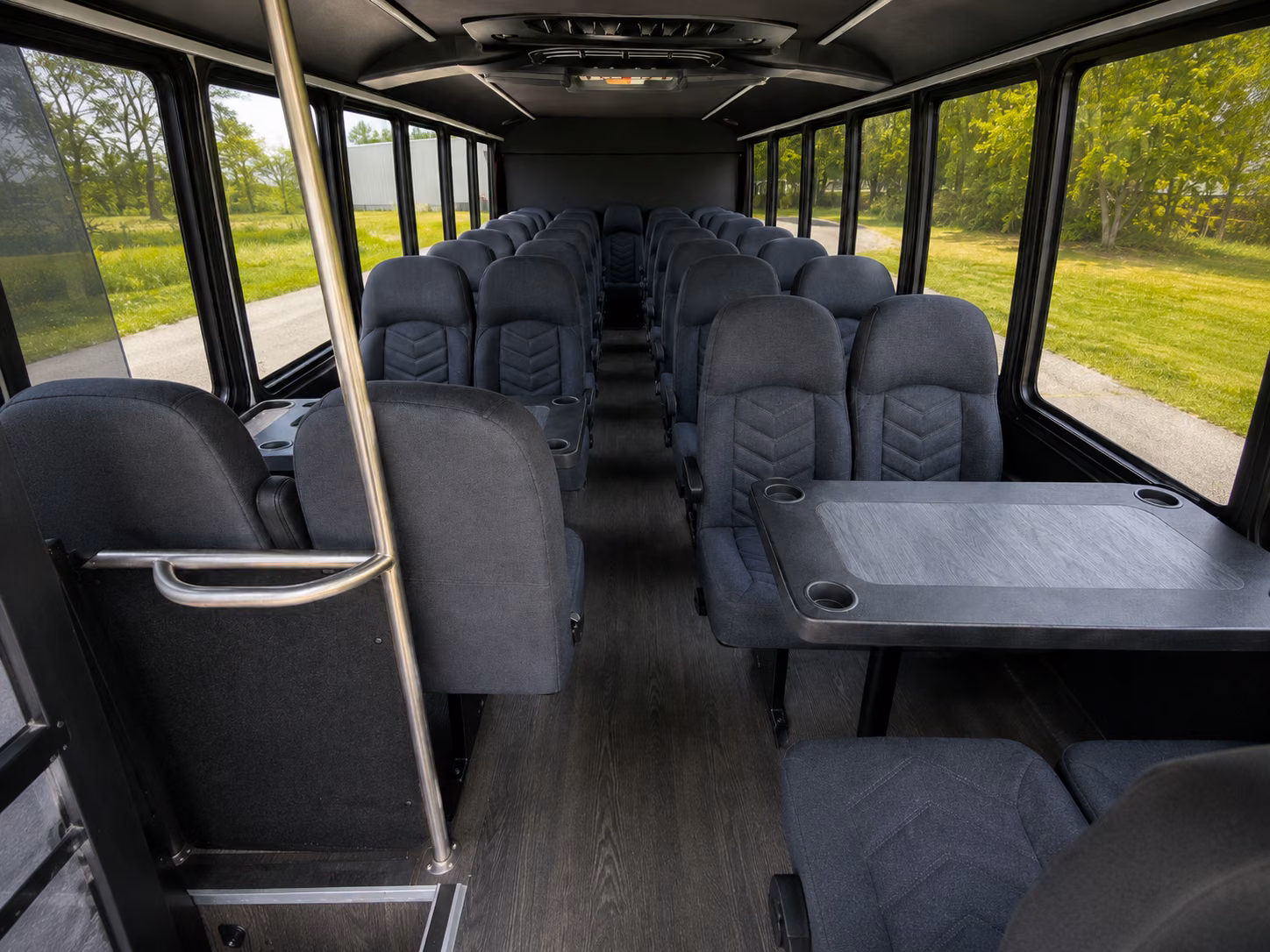 hayward 15 passenger minibus interior
