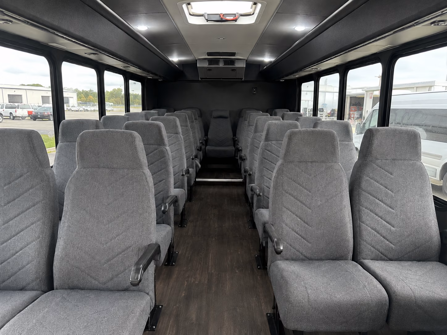 hayward 18 passenger minibus interior