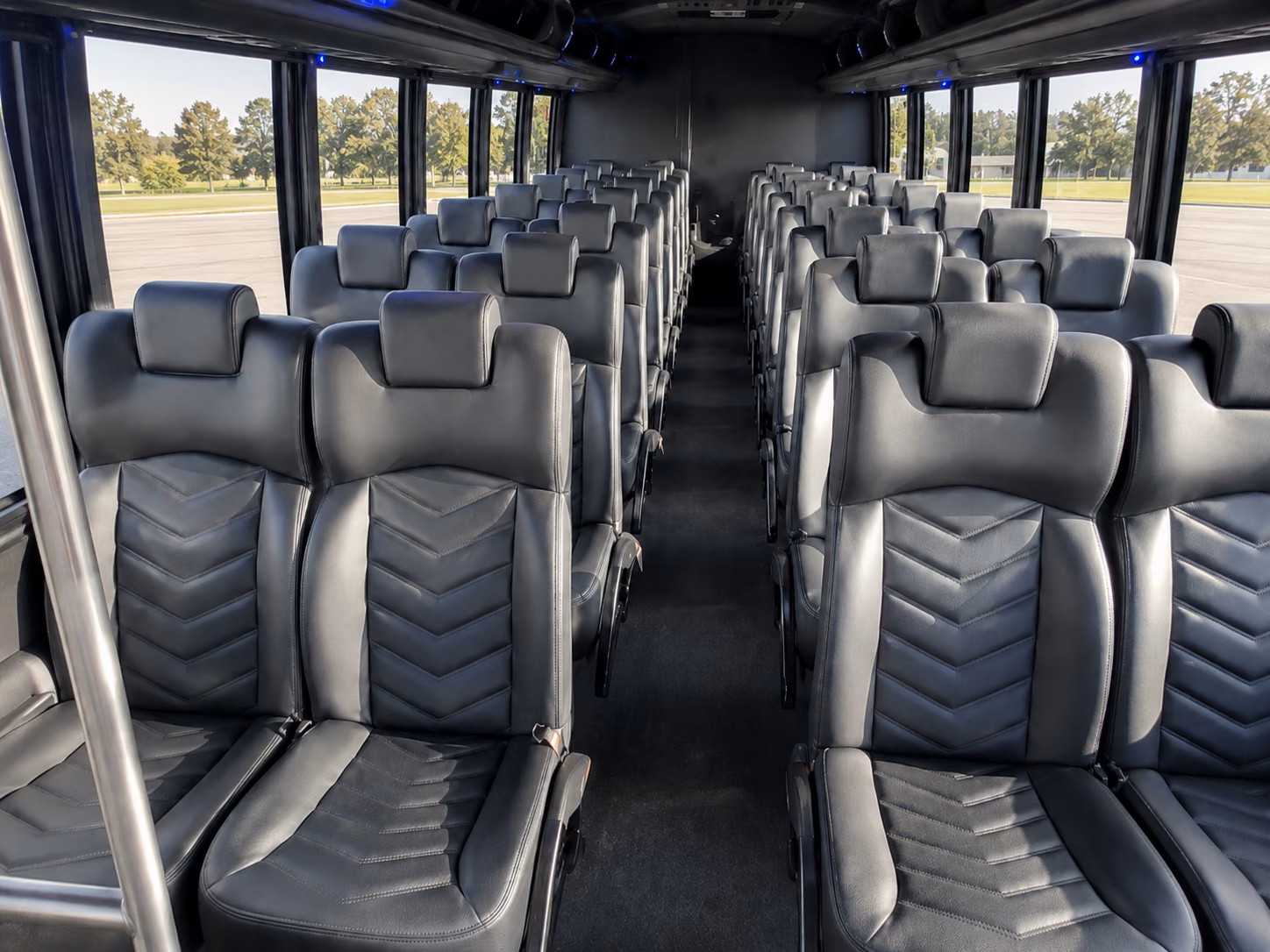 hayward 20 passenger minibus interior
