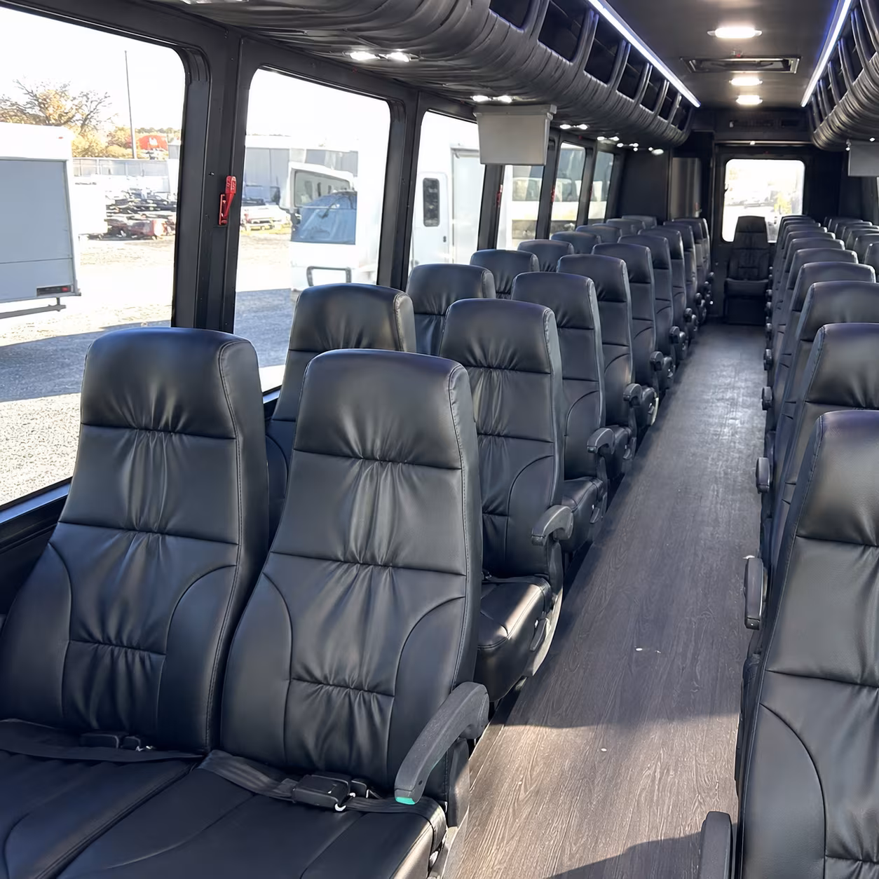 hayward 30 passenger minibus inside