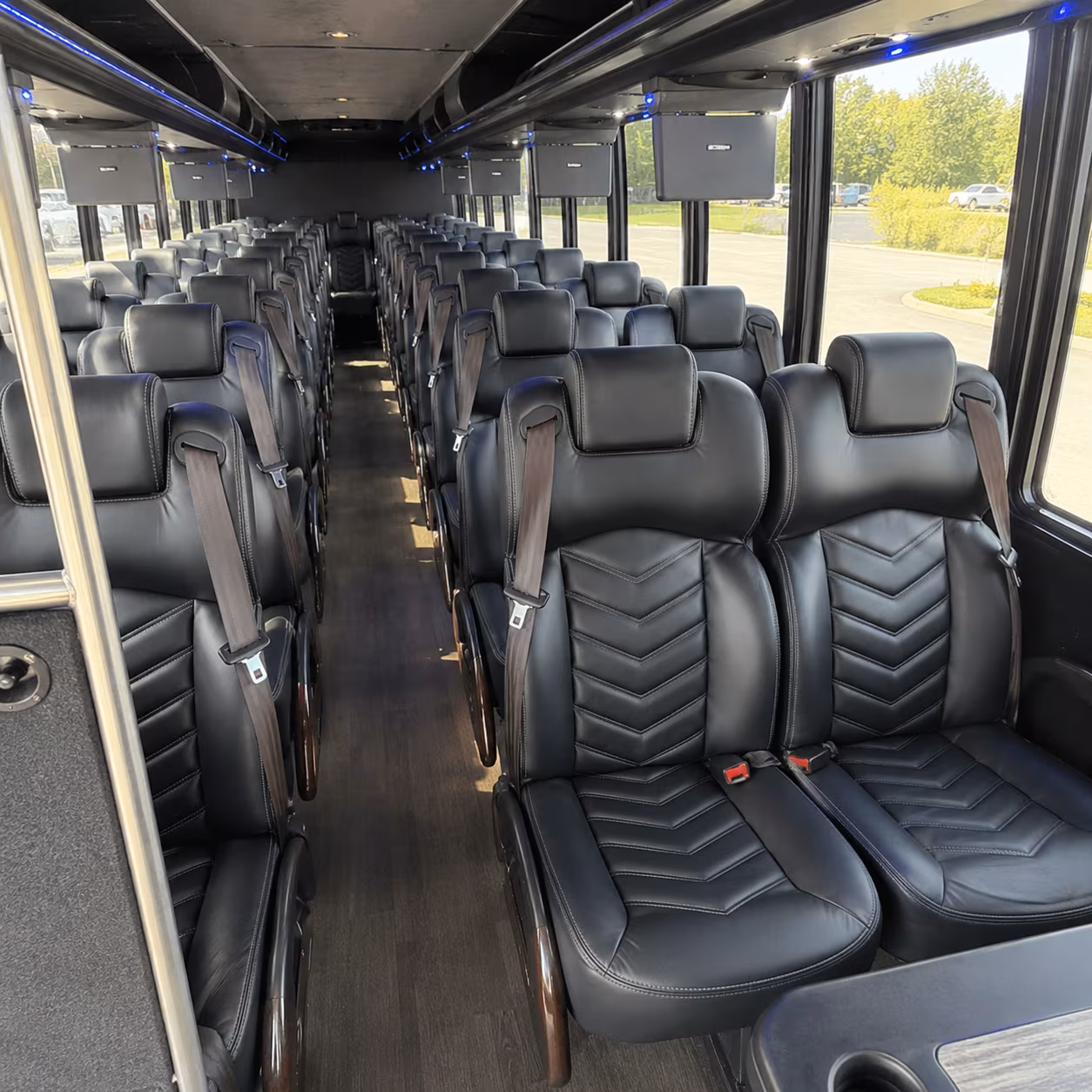hayward 30 passenger minibus interior