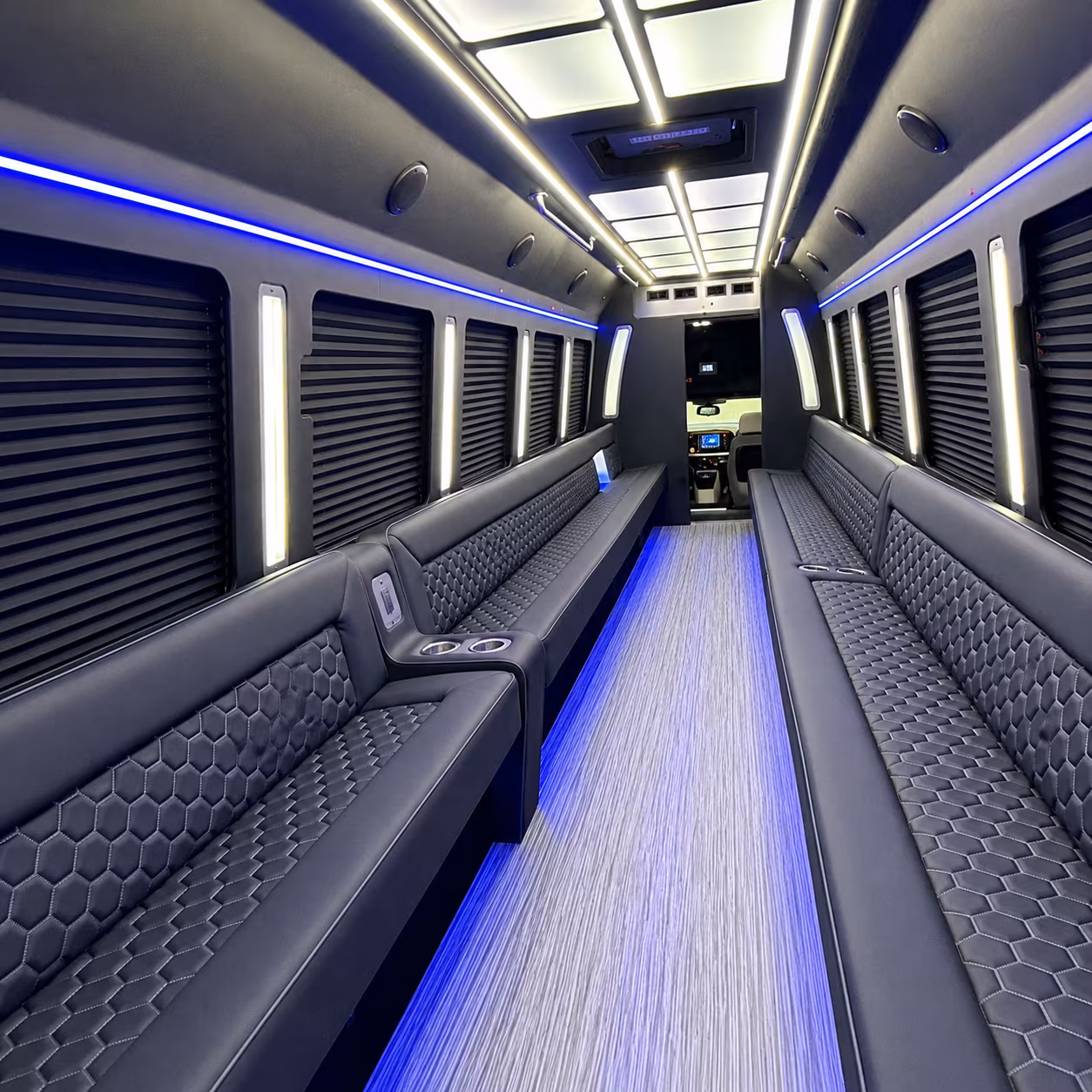 hayward party bus inside
