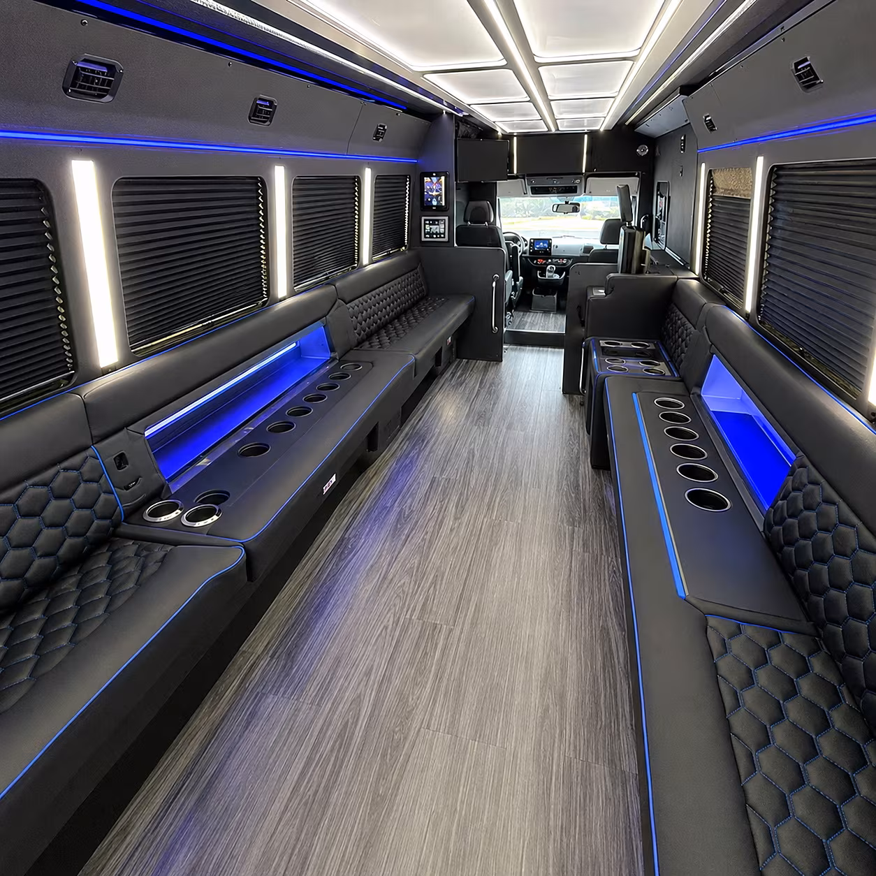 hayward party bus interior