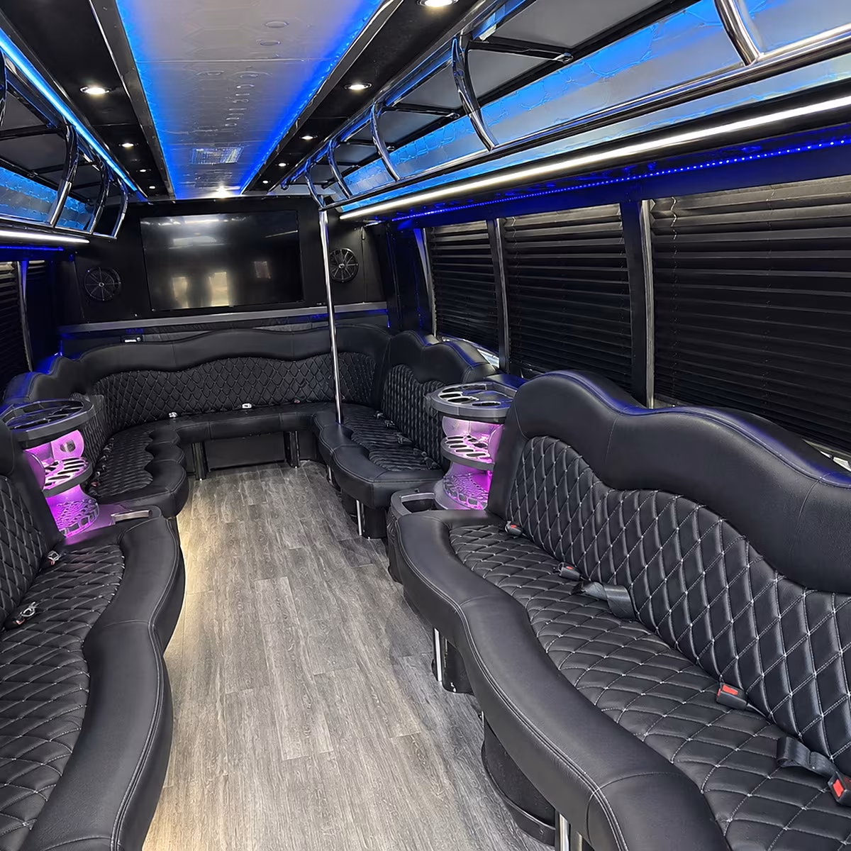 hayward party bus rentals inside