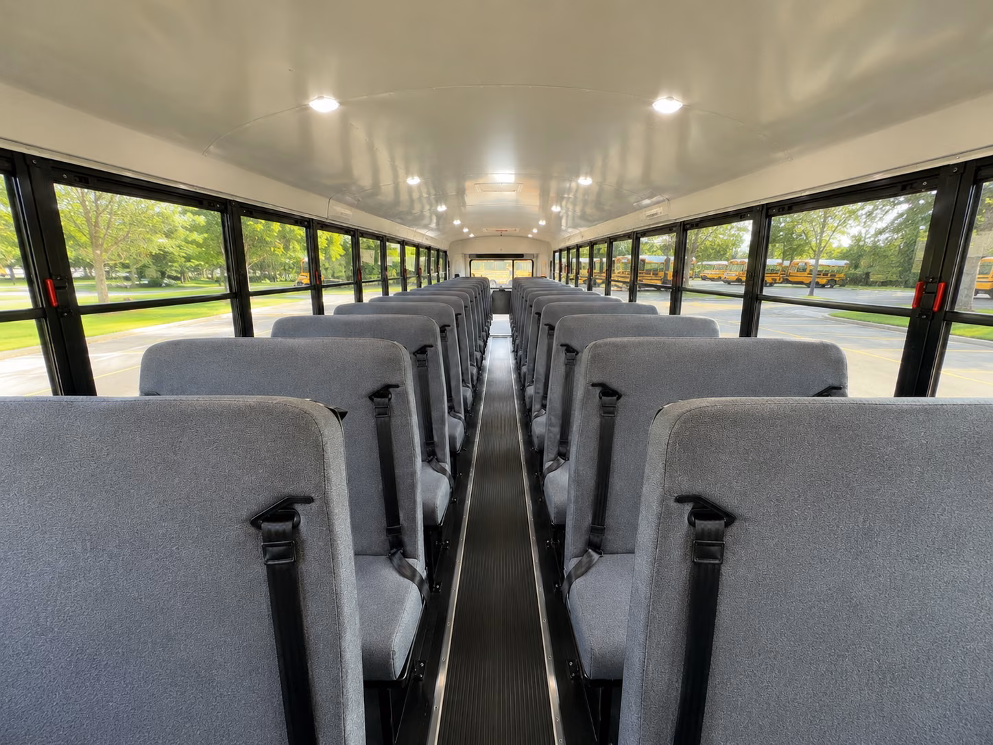 hayward school bus inside