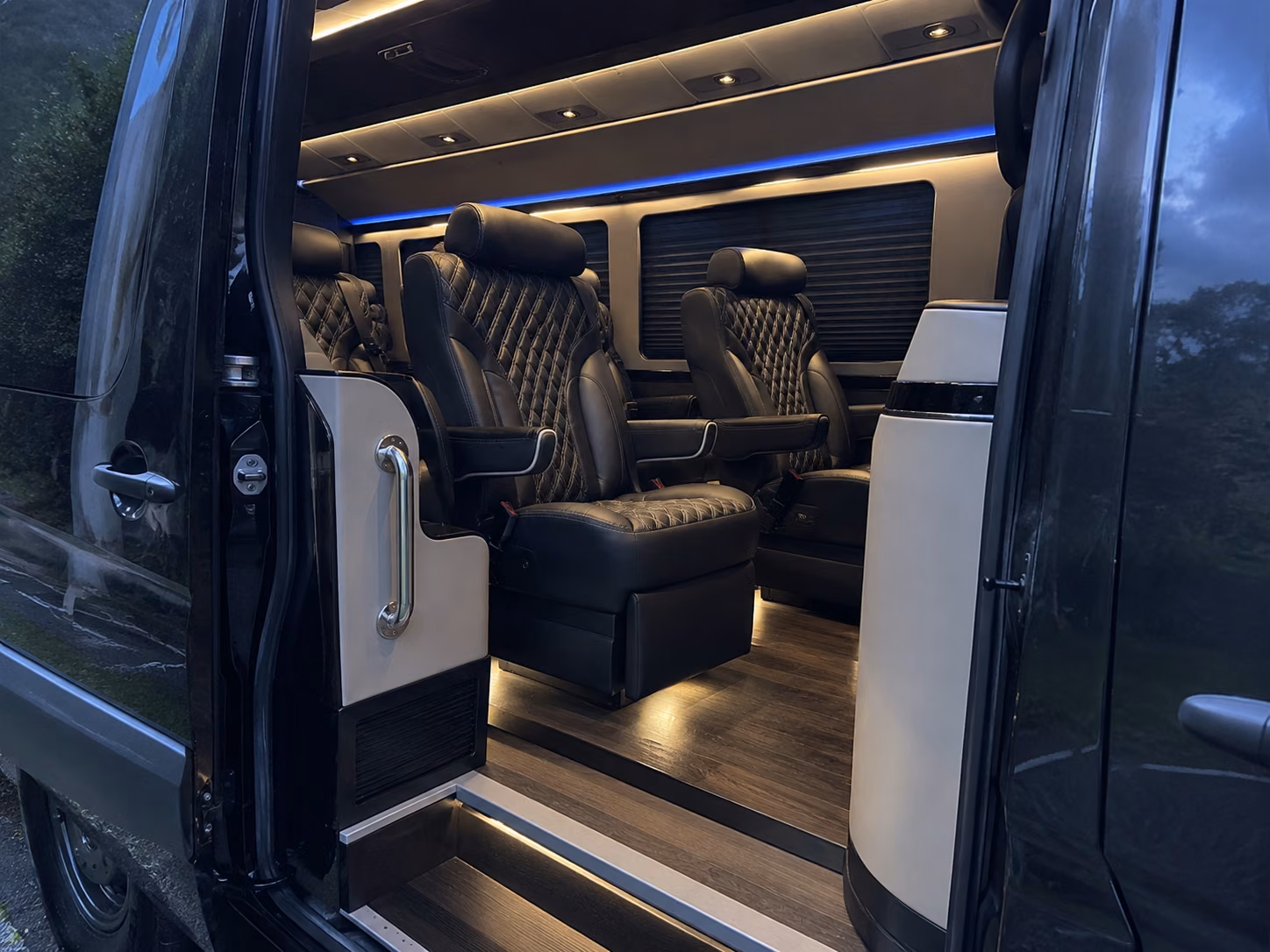 hayward sprinter van with driver inside